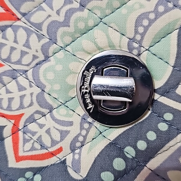 Vera Bradley Crossbody Wallet Purse Nomadic Floral Blue All N One Clutch RETIRED - Picture 3 of 12